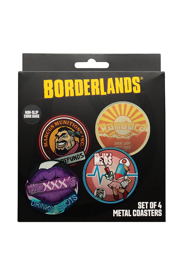 Borderlands 4-Pack Metal Coasters - Image 12