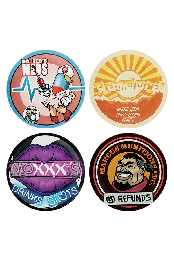 Borderlands 4-Pack Metal Coasters - Image 6