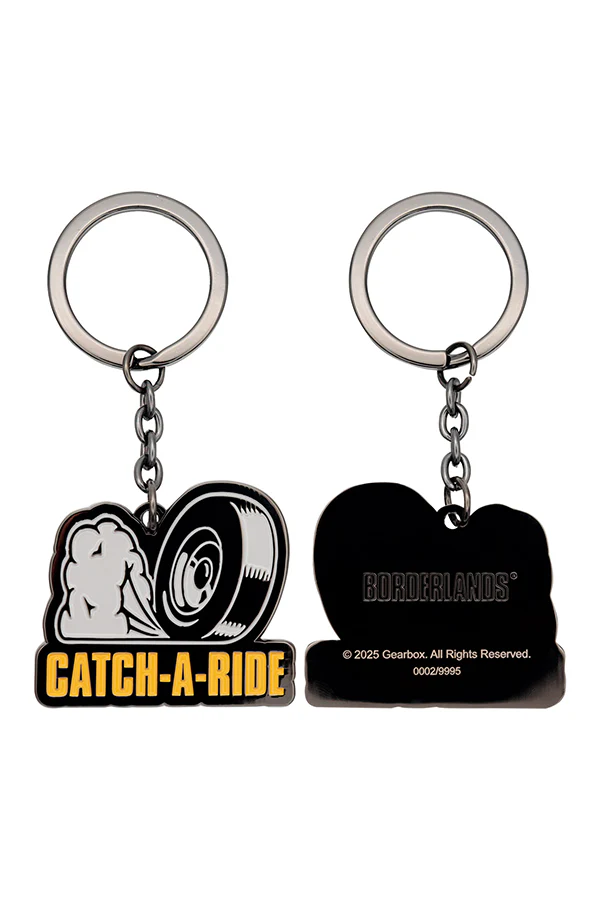 Borderlands Catch-A-Ride Metal Keychain - Image 4