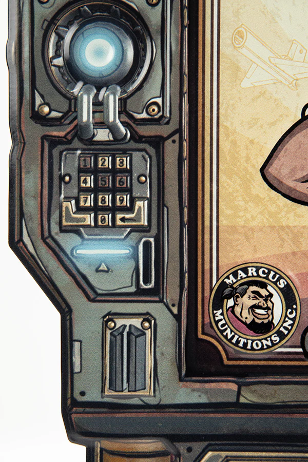 Borderlands GUNS Vending Machine Tin Sign - Image 10