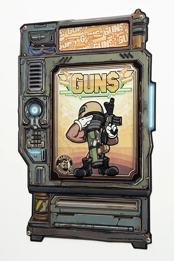 Borderlands GUNS Vending Machine Tin Sign - Image 4