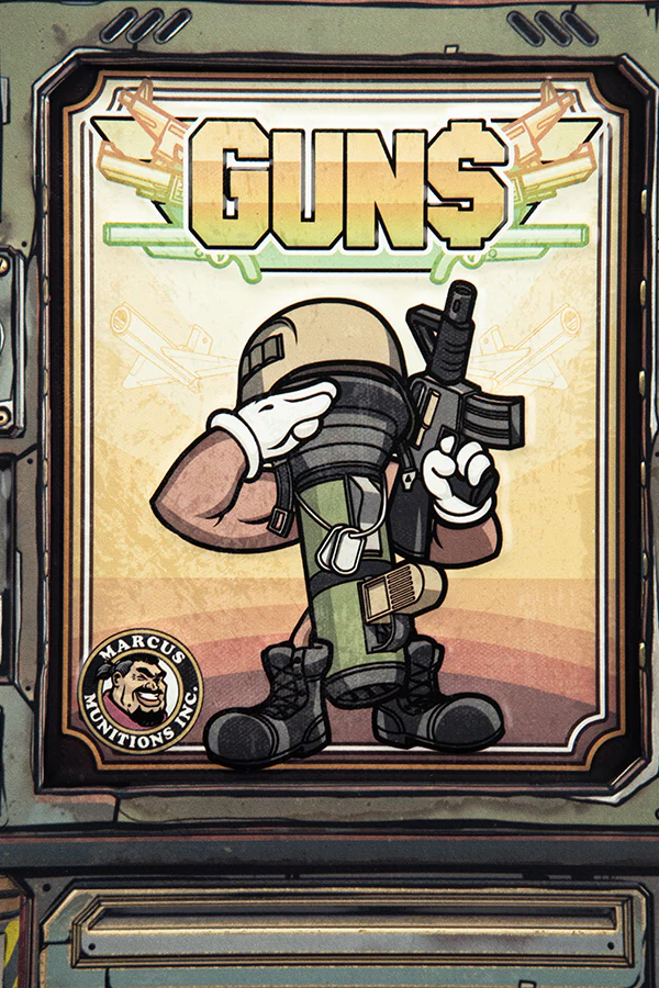 Borderlands GUNS Vending Machine Tin Sign - Image 7