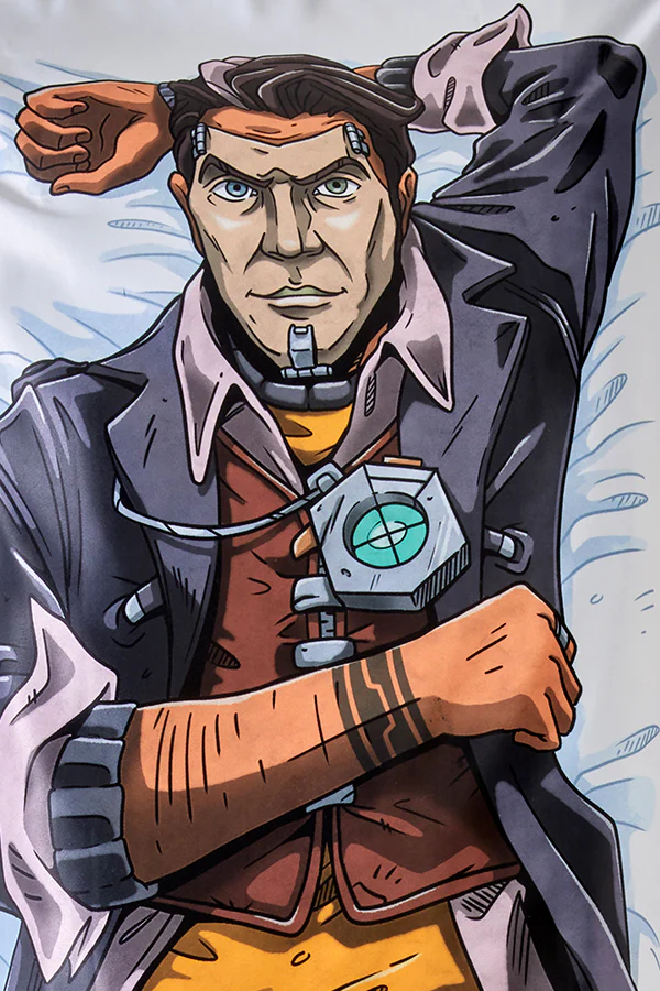 Borderlands Handsome Jack Body Pillow Case - Image 6