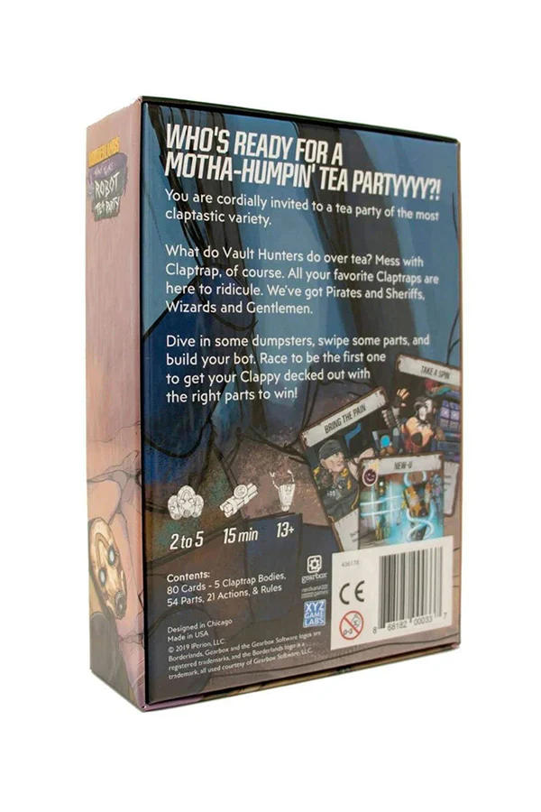 Borderlands Tiny Tina's Robot Tea Party Card Game - Image 4